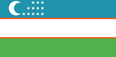 Bandiera Uzbekistan - Mobile