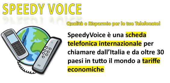 Cosa è SpeedyVoice Cosa è SpeedyVoice